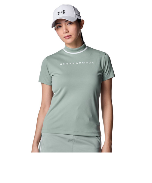 アンダーアーマー（UNDER ARMOUR）ゴルフウェア 速乾 アーマードライ 半袖 モックネックシャツ 6001595 348