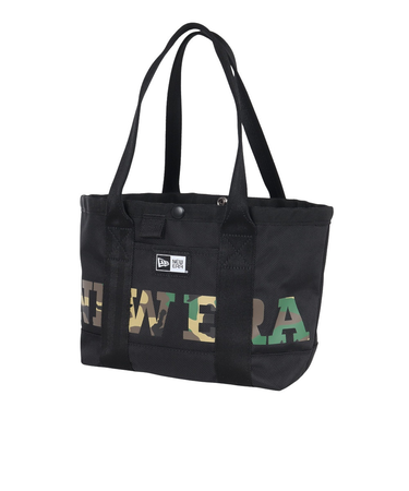 ニューエラ（NEW ERA）ゴルフ トートバッグミニ 6L ワードマークロゴ ブラック×ウッドランドカモ 14518204