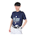 ゴルフウェア 吸水速乾 半袖 LIVELUCKY ハイネックTシャツ BA5RTG02 NVY