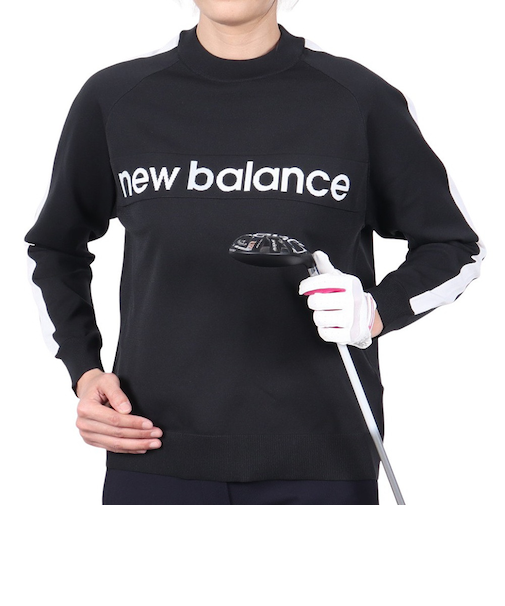 ニューバランス(new balance)ゴルフウェア クルーネック ニット プルオーバー 012-5170501-010
