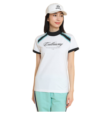 キャロウェイ（CALLAWAY）ゴルフウェア 半袖モックネックシャツ C25134203-1030