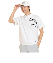 キャロウェイ（CALLAWAY）ゴルフウェア ドットプリント 半袖 モックネックスウェット C25117102-1030