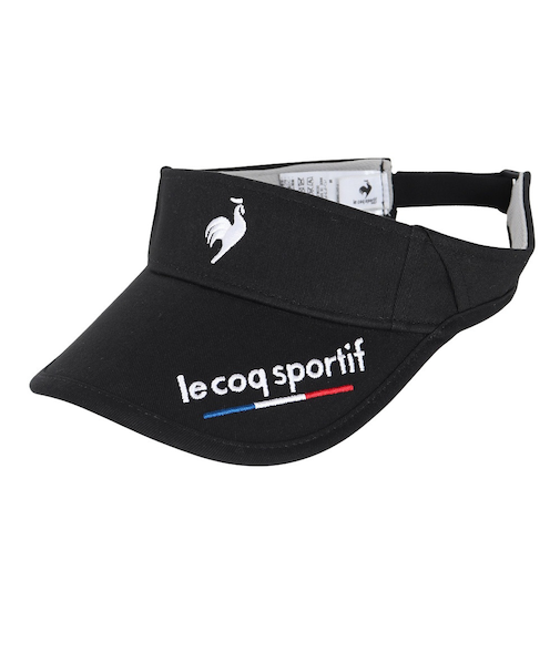 ルコックスポルティフ（lecoqsportif）ゴルフ 定番イヤーカーブサンバイザー LG5SCP51M BK00