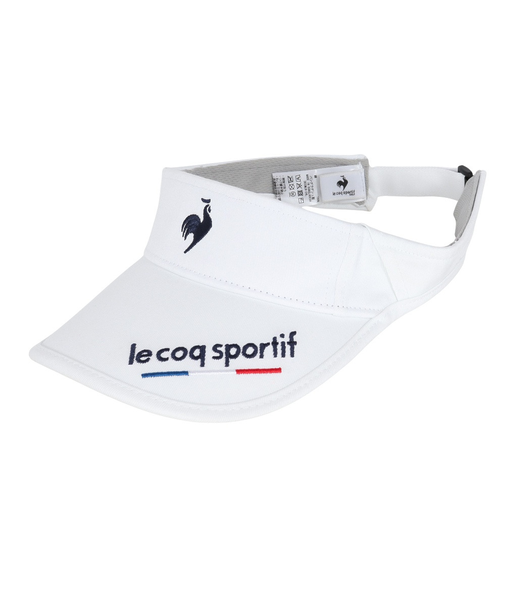 ルコックスポルティフ（lecoqsportif）ゴルフ 定番イヤーカーブサンバイザー LG5SCP51M WH00