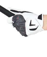 キャロウェイ（CALLAWAY）左手用 ゴルフ グラフィック グローブ 5325036 WHTBLK