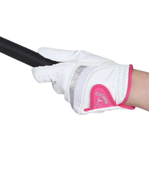 キャロウェイ（CALLAWAY）両手用 スタイル デュアル グローブ 5325132 S25 WHTPNK