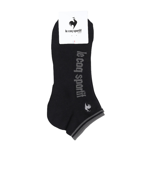 ルコックスポルティフ（lecoqsportif）ゴルフ アンクル丈ソックス LG5SSO02M BK00