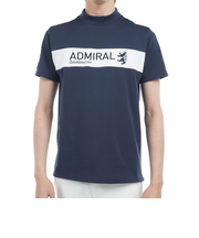 アドミラル ゴルフ（Admiral GOLF）ゴルフウェア 吸水速乾 CARAT 半袖モックネックシャツ ADMA534-NVY