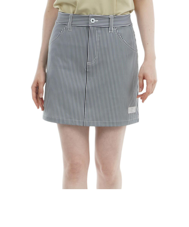 アドミラル ゴルフ（Admiral GOLF）ゴルフウェア 撥水 4WAYツイル ストライプスカート ADLA509-NVY