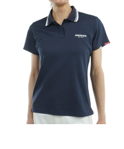 アドミラル ゴルフ（Admiral GOLF）ゴルフウェア カラタッチ ワンポイント 半袖ポロシャツ ADLA519-NVY