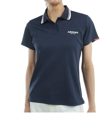 アドミラル ゴルフ（Admiral GOLF）ゴルフウェア カラタッチ ワンポイント 半袖ポロシャツ ADLA519-NVY