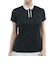 アドミラル ゴルフ（Admiral GOLF）ゴルフウェア 吸水速乾 ロゴジャガード 半袖ポロシャツ ADLA508-BLK