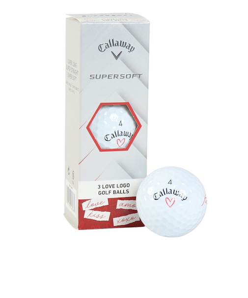 キャロウェイ（CALLAWAY）ゴルフボール スーパーソフト SUPERSOFT 25 LOVE 3B PK スリーブ(3個入り)