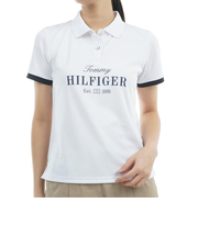 ゴルフウェア 吸水速乾 クラシックロゴ 半袖ポロシャツ THLA516-WHT