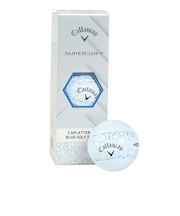キャロウェイ(CALLAWAY)ゴルフボール スーパーソフト SUPERSFT 25 BLU SPLATTER 3B スリーブ(3個入り)