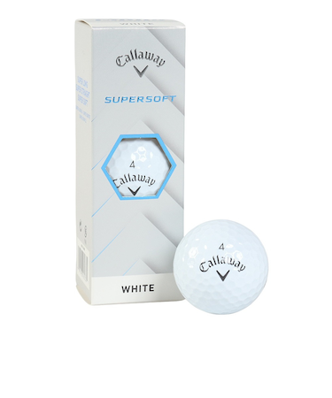 キャロウェイ（CALLAWAY）ゴルフボール スーパーソフト SUPERSOFT 25 3B スリーブ(3個入り)