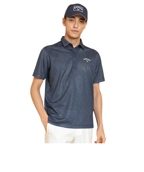 キャロウェイ（CALLAWAY）ゴルフウェア かざあなメッシュ 半袖 ポロシャツ C25134119-1120