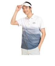 キャロウェイ(CALLAWAY)ゴルフウェア 接触冷感 -3℃裏クール 半袖 ポロシャツ C25134124-1120