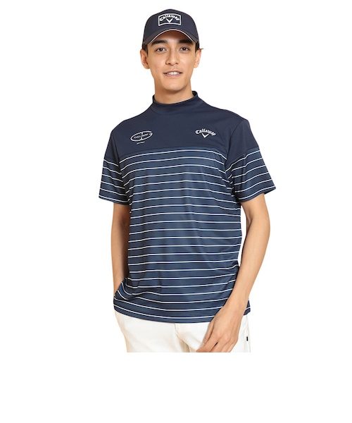 Callaway ゴルフシャツ＆ジャージ キャロウェイ（CALLAWAY）ゴルフウェア 接触冷感 -3℃裏クール 半袖