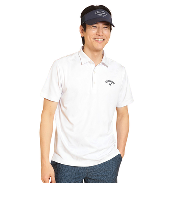 キャロウェイ（CALLAWAY）ゴルフウェア ひんやり感 半袖 ポロシャツ C25134115-1030