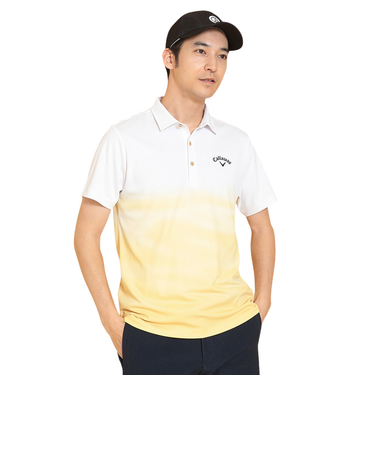 キャロウェイ（CALLAWAY）ゴルフウェア 接触冷感 -3℃裏クール 半袖 ポロシャツ C25134124-1060