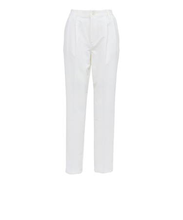 クランク（CLUNK）ゴルフウェア UVカット スリム タックテーパードパンツ CL5TUD07 WHT