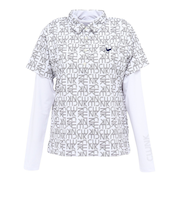 クランク(CLUNK)ゴルフウェア 吸汗速乾 消臭 アンダーセット 半袖ポロシャツ CL5TUG02 WHT