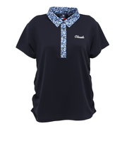 クランク(CLUNK)ゴルフウェア 吸汗速乾 消臭 半袖 シャーリングポロシャツ CL5TUG13 NVY