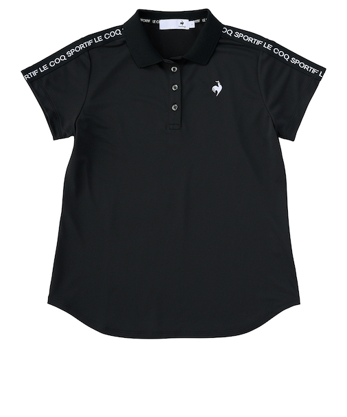 ルコックスポルティフ（lecoqsportif）ゴルフウェア 吸汗速乾 Aラインシルエット 半袖シャツ LG5SHS06L BK00