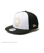 ニューエラ（NEW ERA）ゴルフ 9FIFTY ハローキティ キャップ ホワイト ブラック 14432169
