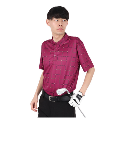 ゴルフィーノ（GOLFINO）ゴルフウェア BEAU 半袖ポロシャツ RED