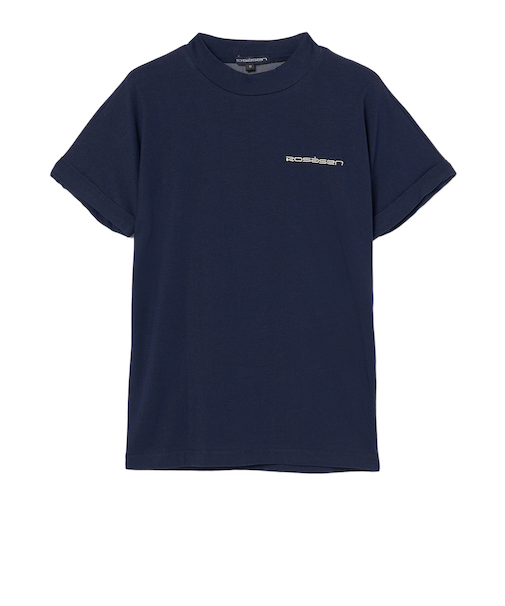 ROSASENゴルフウェア 吸水速乾 クール天竺半袖モックネックシャツ 045-23445-25SS-098