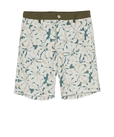 ROSASEN(ROSASEN)ゴルフウェア 吸水速乾 ストレッチ メッシュプリント ショートパンツ 044-73442-25SS-028