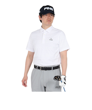 ピン（PING）ゴルフウェア チケット柄ジャガード 半袖ポロシャツ 621-5160219-030