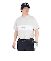 ピン（PING）ゴルフウェア アドエルムメッシュカノコ 半袖ポロシャツ 621-5160211-020
