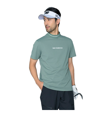 ニューバランス(new balance)ゴルフウェア 接触冷感 半袖 モックネック プルオーバー 012-5166016-181