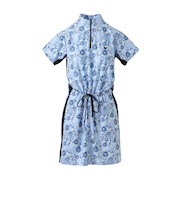 クランク(CLUNK)ゴルフウェア 半袖 花柄ワンピース CL5TUQ16 NVY