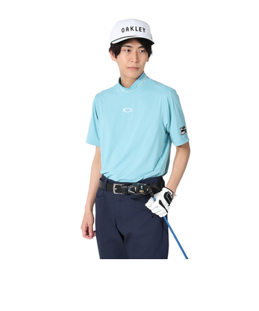 オークリー（OAKLEY）ゴルフウェア 吸汗速乾 接触冷感 STALWART モックネック半袖シャツ FOA407845-63X