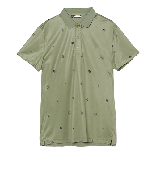 J.LINDEBERG（J.LINDEBERG）ゴルフウェア クラブハウスモチーフ 半袖ポロシャツ 071-23244-025