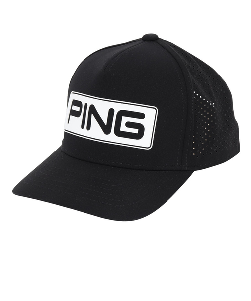 ピン（PING）ゴルフ 撥水 ツアーキャップ HW-T2501 BK 38205