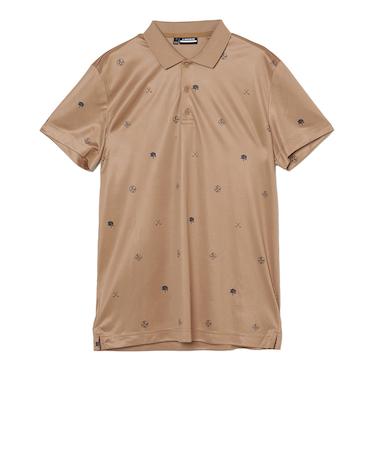 J.LINDEBERG（J.LINDEBERG）ゴルフウェア クラブハウスモチーフ 半袖ポロシャツ 071-23244-042