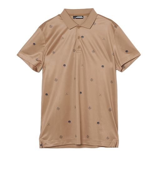 J.LINDEBERG（J.LINDEBERG）ゴルフウェア クラブハウスモチーフ 半袖ポロシャツ 071-23244-042