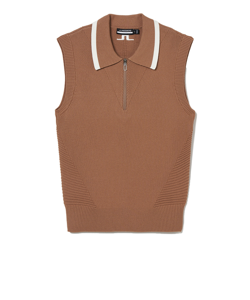 J.LINDEBERG(J.LINDEBERG)ゴルフウェア Ramona Knitted ポロシャツ 072-43370-042