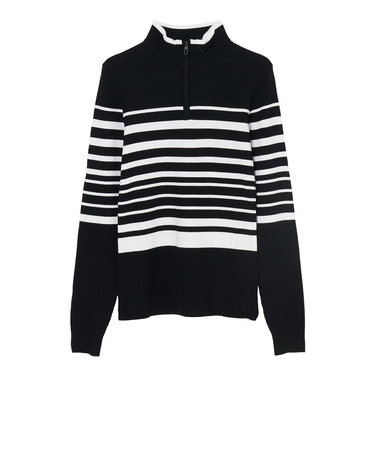 J.LINDEBERG(J.LINDEBERG)ゴルフウェア 長袖 Cheryl Knitted ジップ 072-13310-019