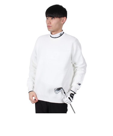 ニューバランス（new balance）ゴルフウェア クルーネック ニット プルオーバー 012-4270008-030