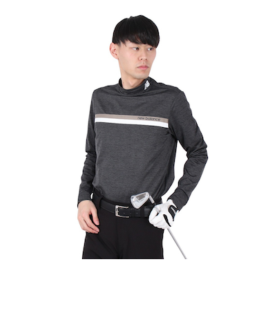 ニューバランス（new balance）ゴルフウェア 長袖 モックネック プルオーバー 012-4267009-010