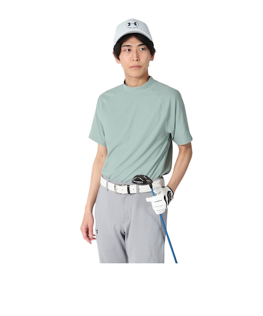 アンダーアーマー（UNDER ARMOUR）ゴルフウェア 半袖 Match play モックネック シャツ 6003634 348