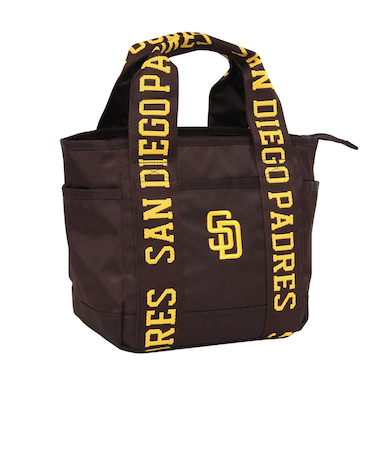 エムエルビー（MLB）ゴルフ MLBミニトートバッグ サンディエゴ・パドレス SD-TTBM03/BROWN
