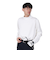 シルバースコット845（SILVERSCOTT845）ゴルフウェア 吸湿発熱 長袖 モックネック シャツ SS24FWT011 WHT
