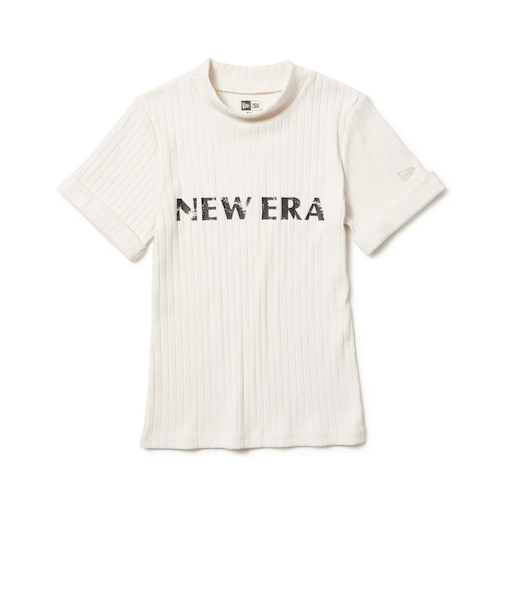 ニューエラ（NEW ERA）ゴルフウェア 半袖 リブ ミッドネック Tシャツ パームツリー 14391457